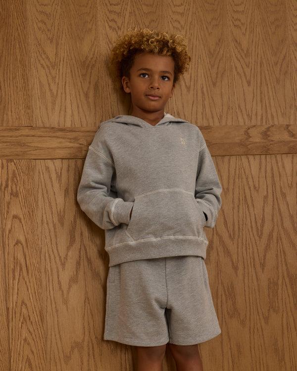 Rylee Cru Boxing Short Heathered Grey