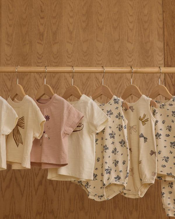 Rylee Cru Boxy Tee Bow