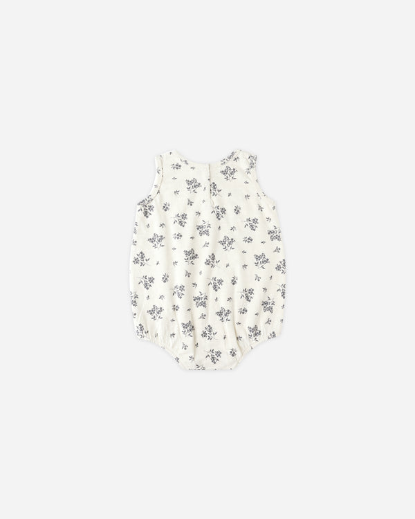 Rylee Cru Bubble Onesie Blue Floral