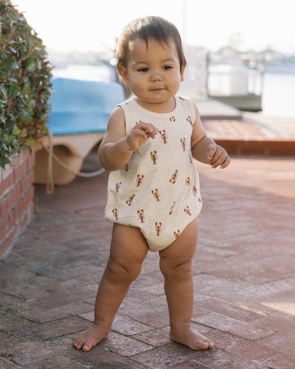Rylee Cru Bubble Onesie Lobsters