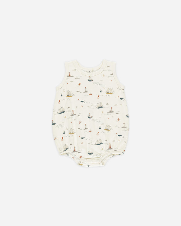rylee cru Bubble Onesie Nautical