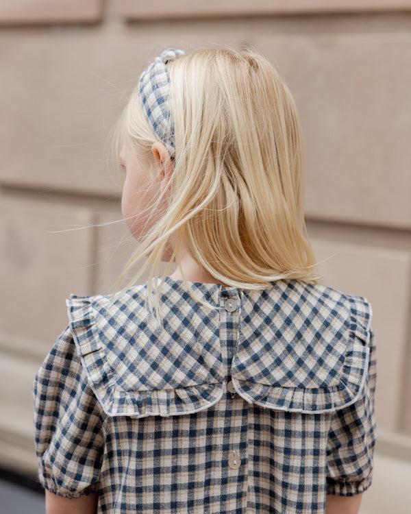 Rylee Cru Camille Dress Navy Check