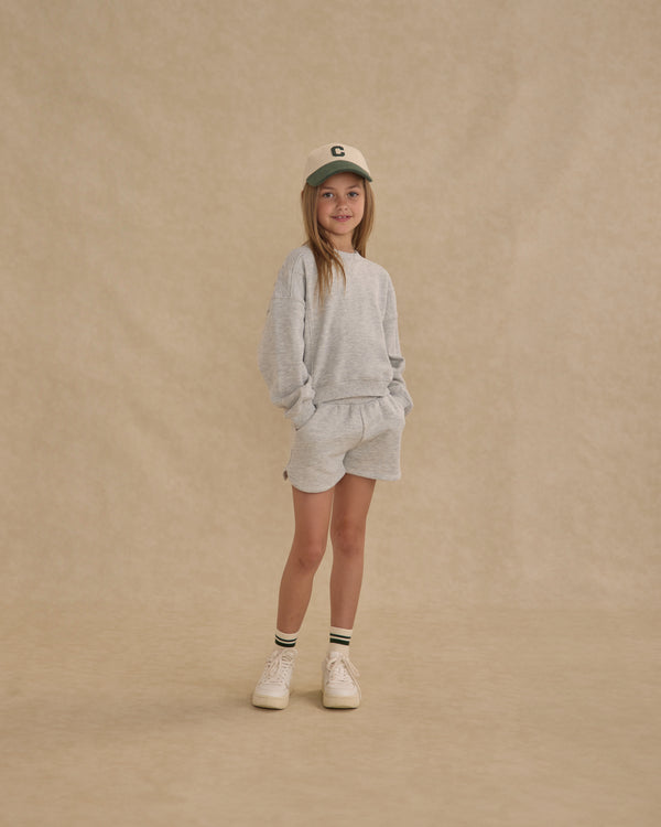 Rylee Cru Carolina Sweatshirt Heathered Ash
