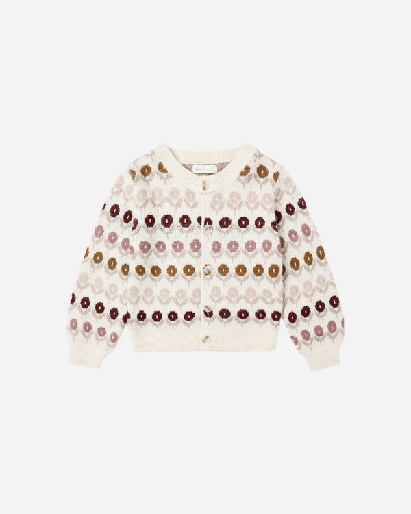 rylee cru Cheyenne Cardigan Floral Jacquard