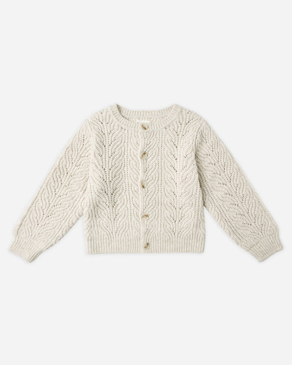 rylee cru Cheyenne Cardigan Heathered Oatmeal