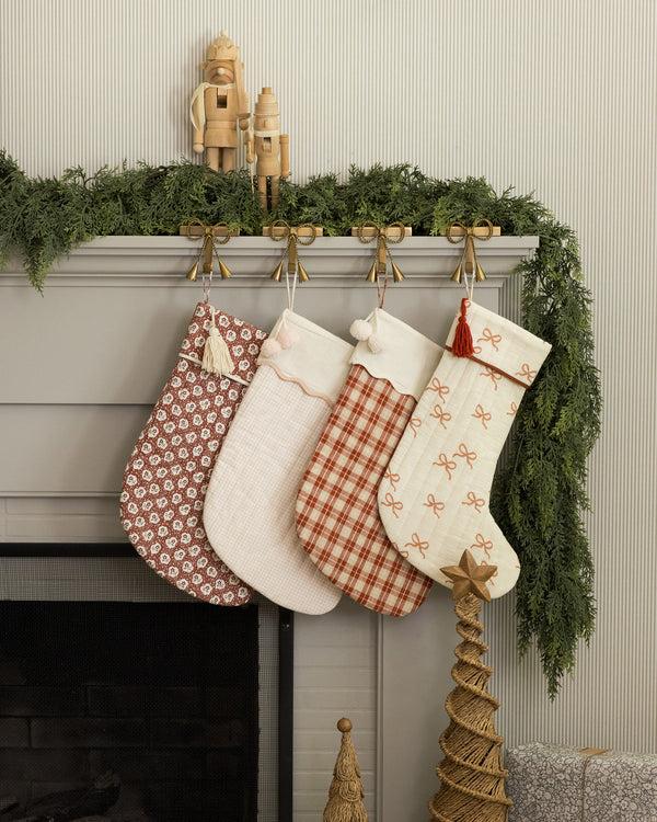 Rylee Cru Christmas Stocking Petal Gingham