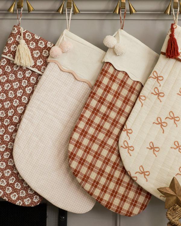 Rylee Cru Christmas Stocking Red Plaid