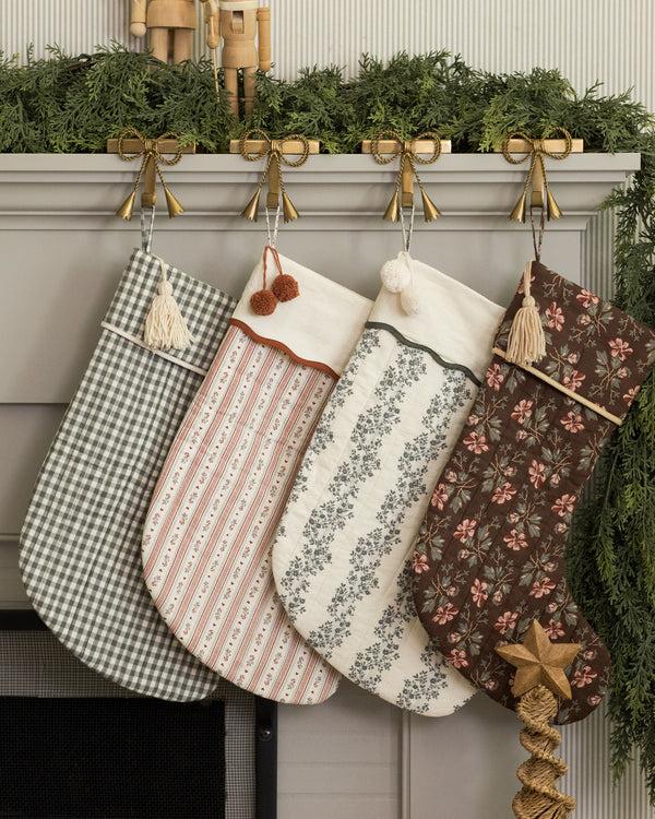 Rylee Cru Christmas Stocking Winter Floral