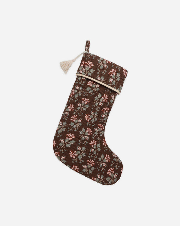 rylee cru Christmas Stocking Winter Floral