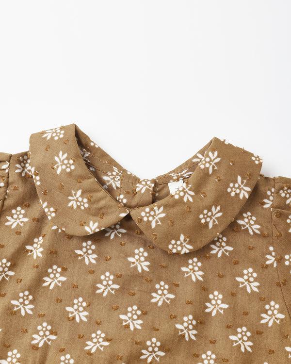 Rylee Cru Cora Romper Golden Fleur