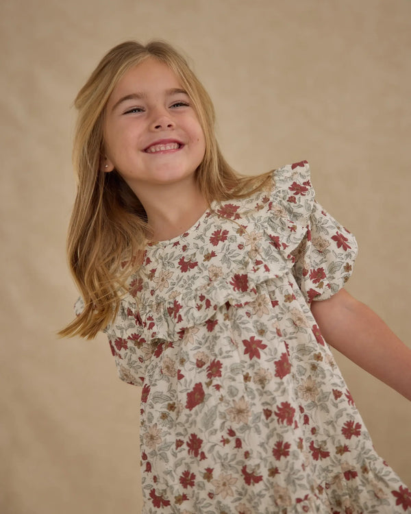 Rylee Cru Cordelia Dress Holiday Floral