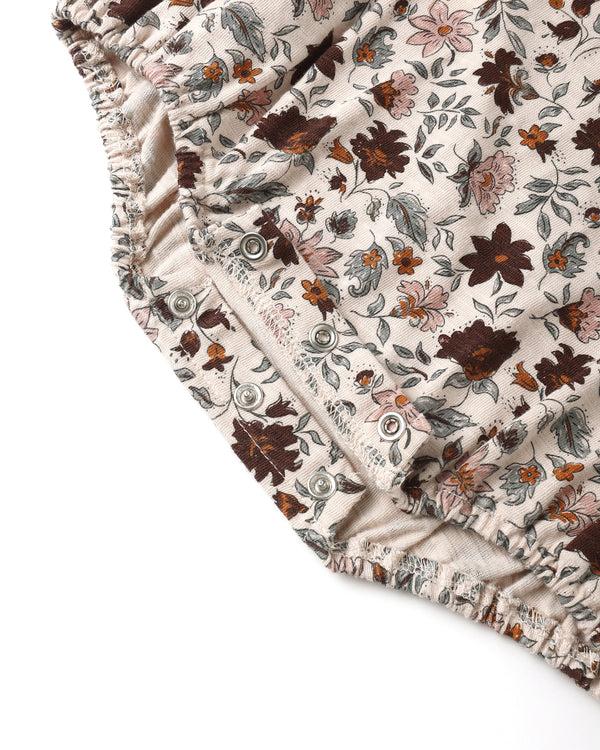 Rylee Cru Crewneck Romper Posy