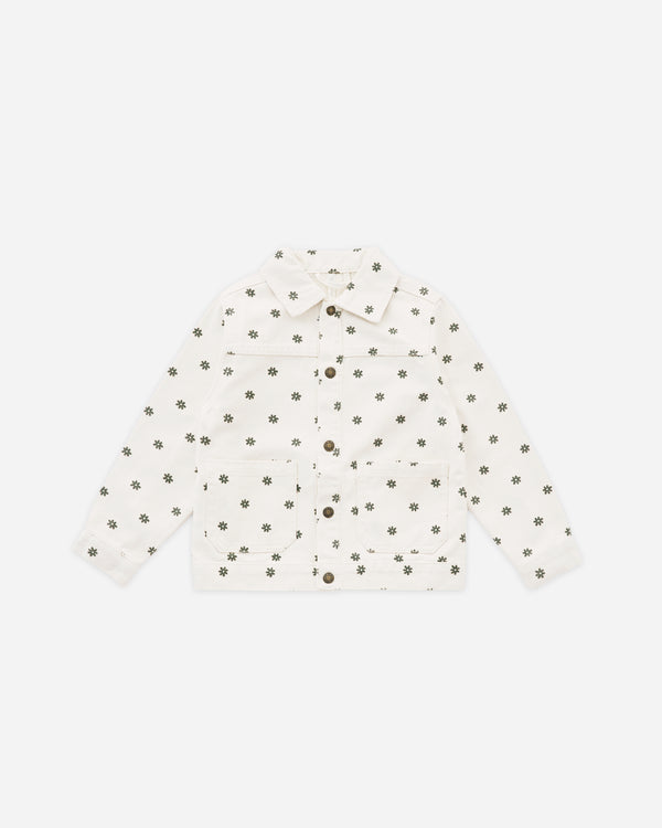 rylee cru Denim Chore Coat Mini Daisy