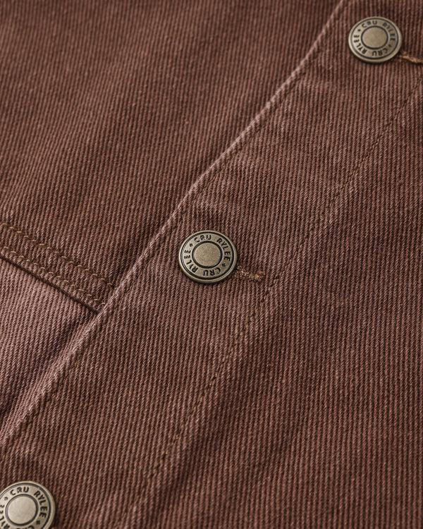 Rylee Cru Denim Jacket Brown