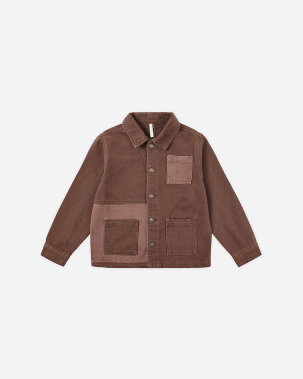 rylee cru Denim Jacket Brown