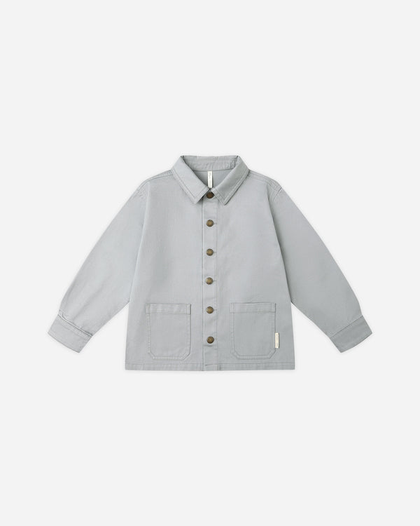 rylee cru Enzo Overshirt Dusty Blue