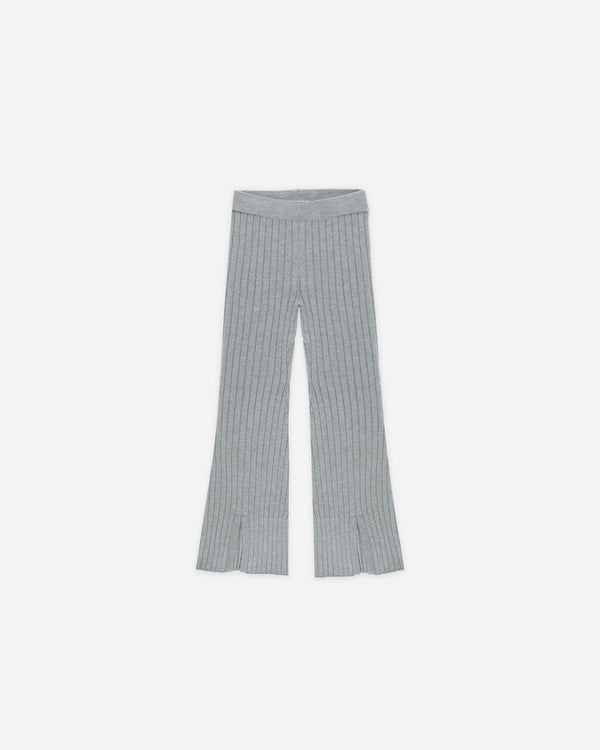 rylee cru Flare Knit Pant Dusty Blue