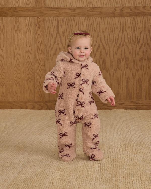 Rylee Cru Fleece Jumpsuit Bows
