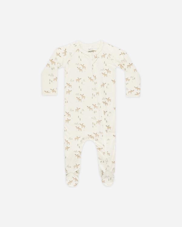 rylee cru Footed Sleeper Moose