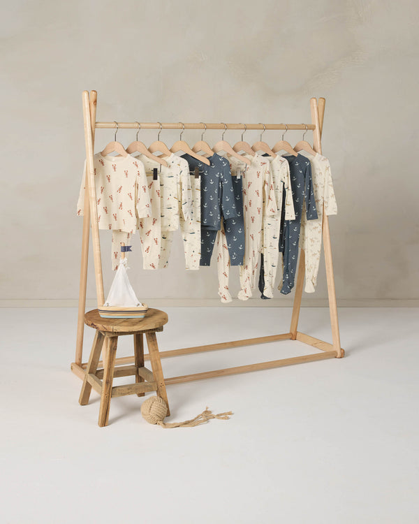 Rylee Cru Footed Sleeper Nautical