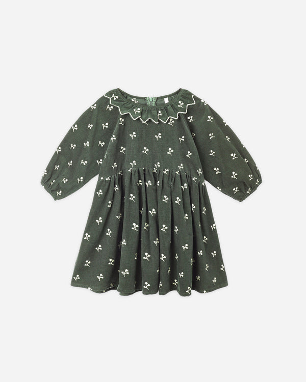 rylee cru Freya Dress Blossom Embroidery