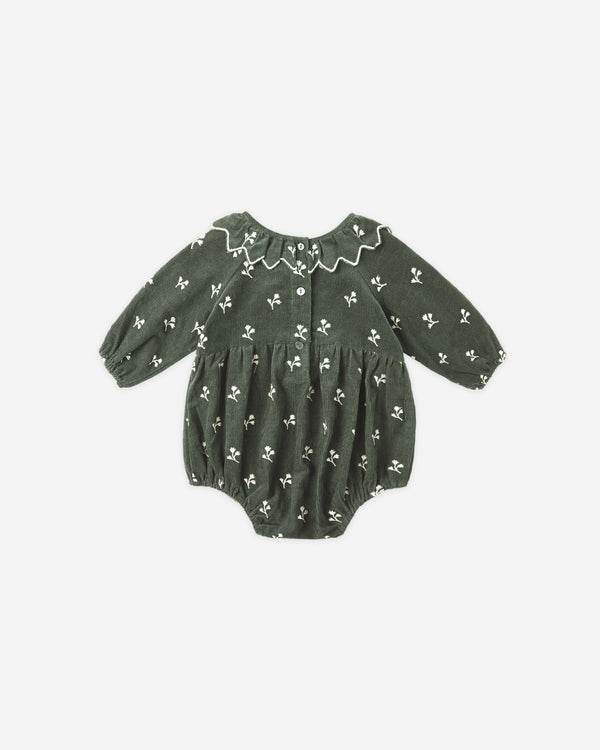 Rylee Cru Freya Romper Blossom Embroidery