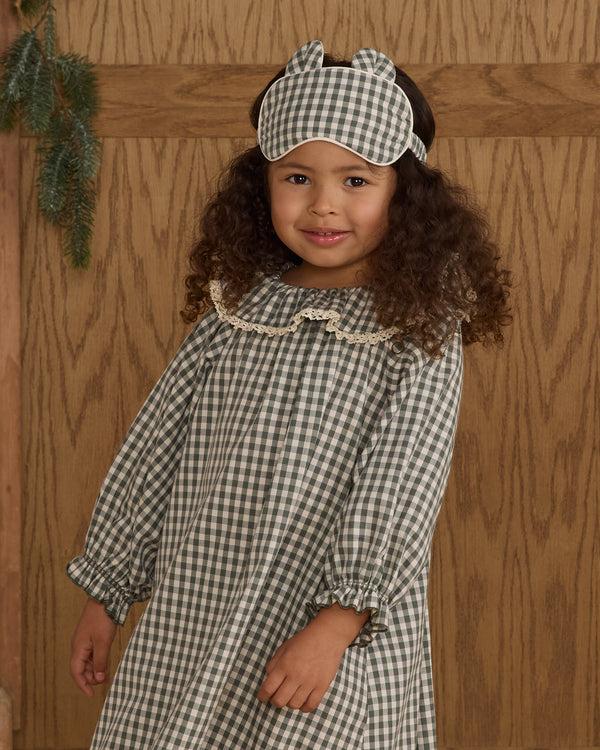 Rylee Cru Girl's Nightgown Evergreen Gingham