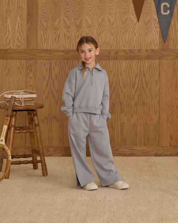 Rylee Cru Hailey Sweatpant Dusty Blue