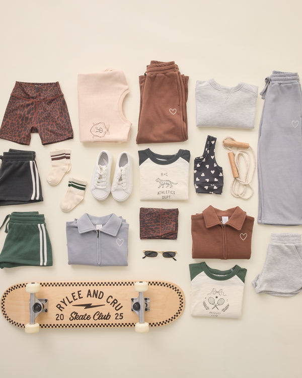 Rylee Cru Hailey Sweatpant Dusty Blue