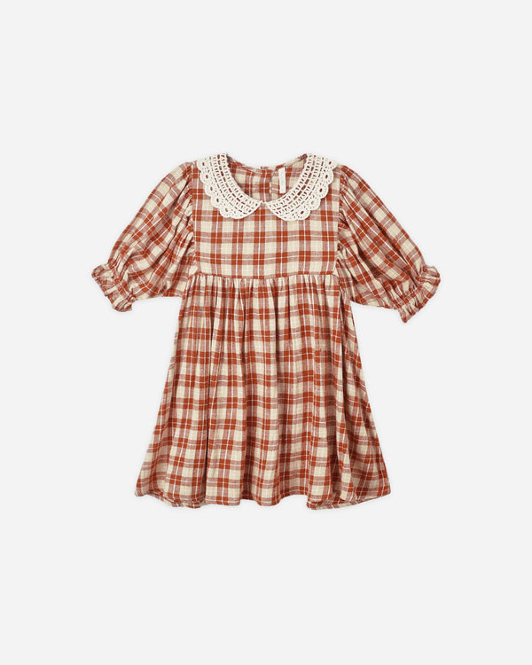 rylee cru Heidi Dress Red Plaid