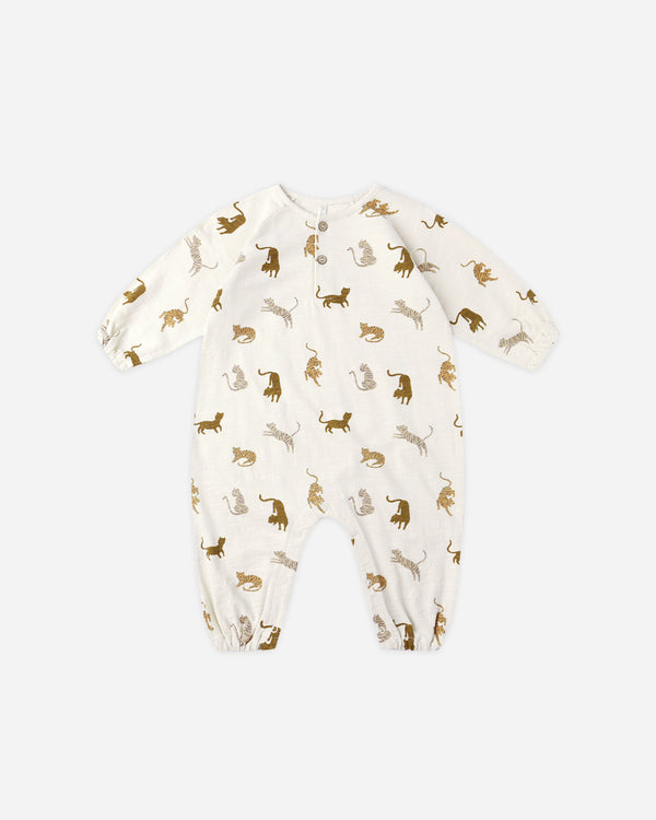 rylee cru Henley Jumpsuit Tigers