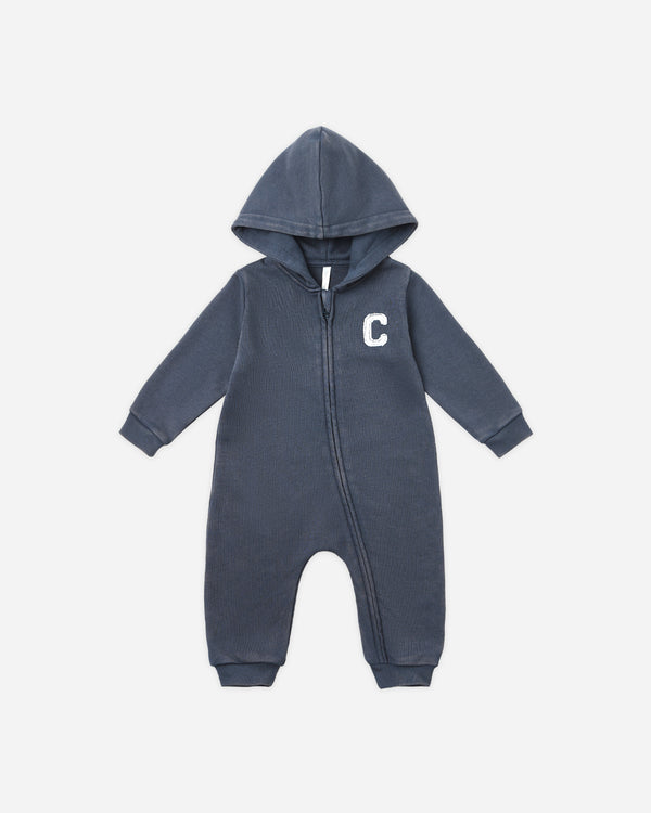 rylee cru Hooded Jumpsuit Navy