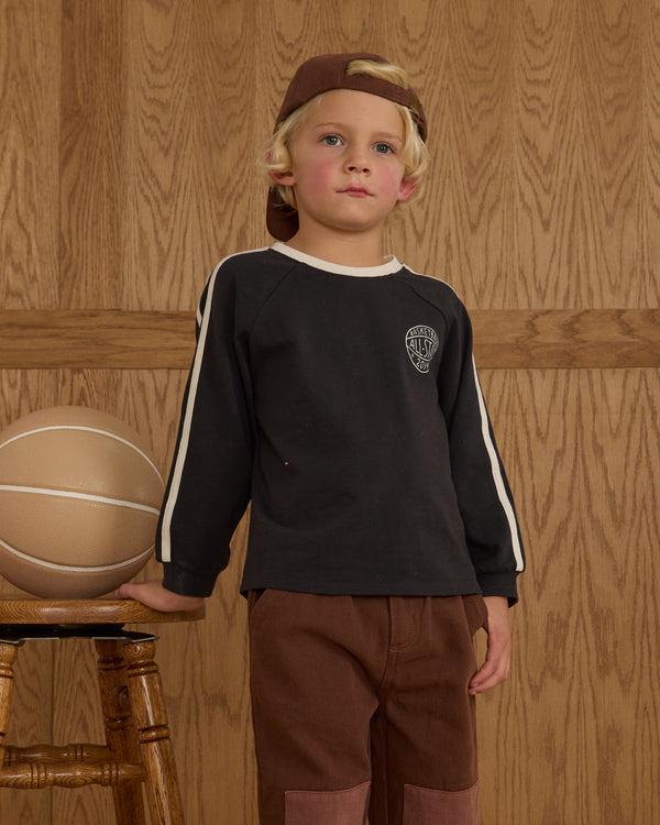 Rylee Cru Jersey Long Sleeve Tee Black