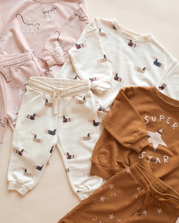 Rylee Cru Jogger Sweatpant Dachshund