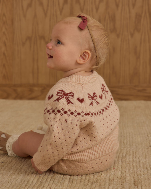 Rylee Cru Knit Bloomer Ruby Speckle