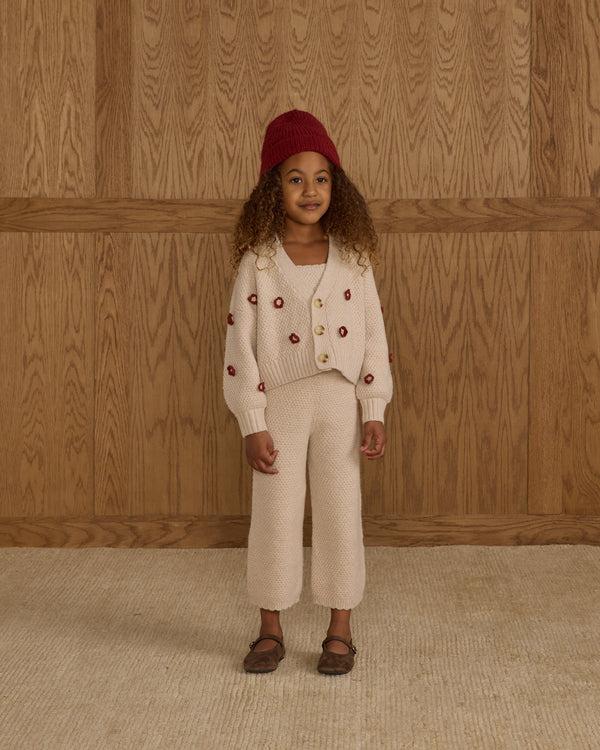 Rylee Cru Knit Lounge Set Heathered Petal