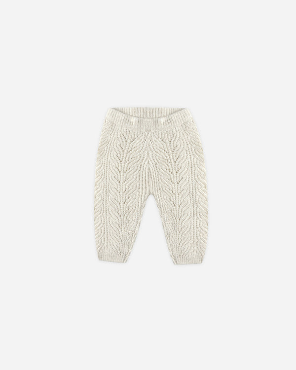 rylee cru Knit Pant Heathered Oatmeal