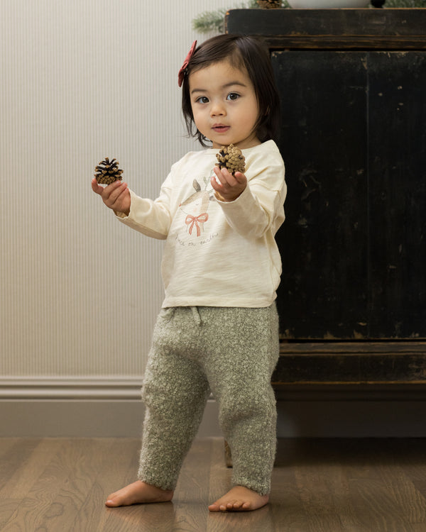Rylee Cru Knit Pant Pistachio Boucle