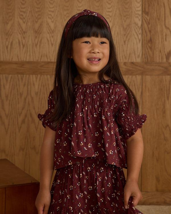 Rylee Cru Knotted Headband Harvest Berry