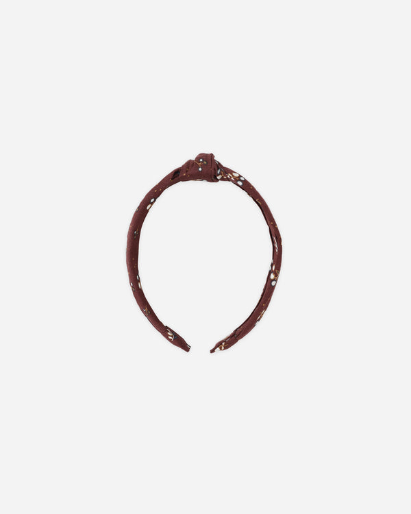 rylee cru Knotted Headband Harvest Berry