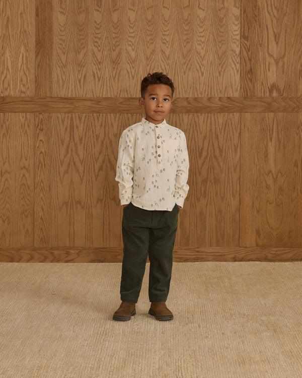 Rylee Cru Long Sleeve Mason Shirt Woods