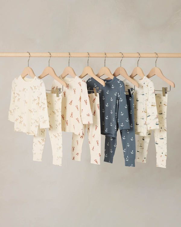Rylee Cru Long Sleeve Pajamas Anchors