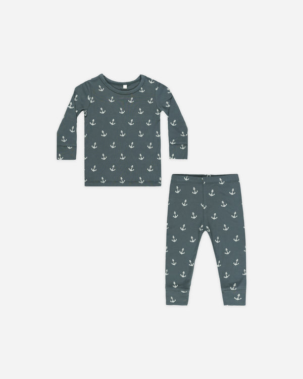 rylee cru Long Sleeve Pajamas Anchors