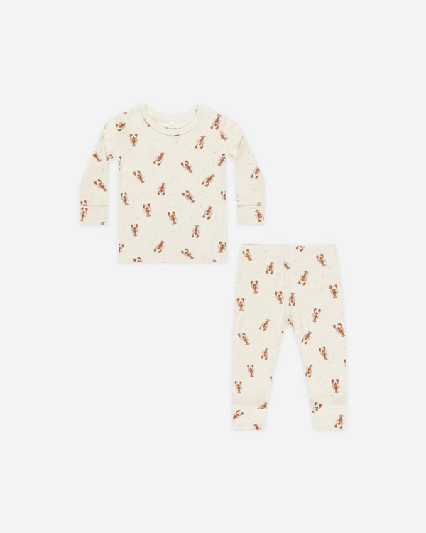 rylee cru Long Sleeve Pajamas Lobsters
