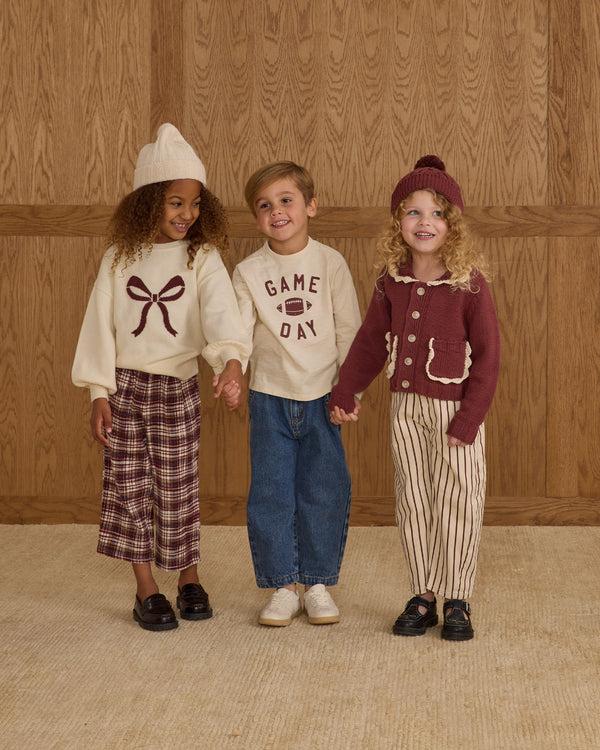 Rylee Cru Long Sleeve Paneled Tee Game Day