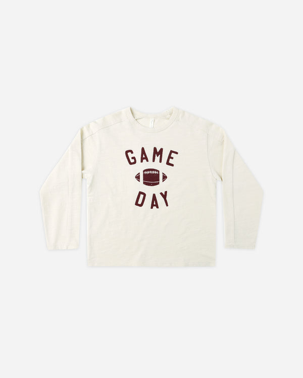 rylee cru Long Sleeve Paneled Tee Game Day