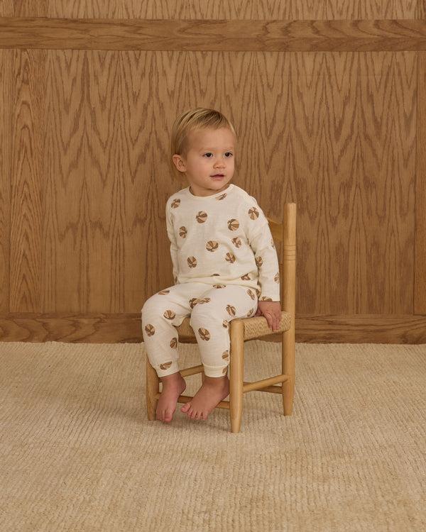 Rylee Cru Long Sleeve Tee + Pant Set Basketball