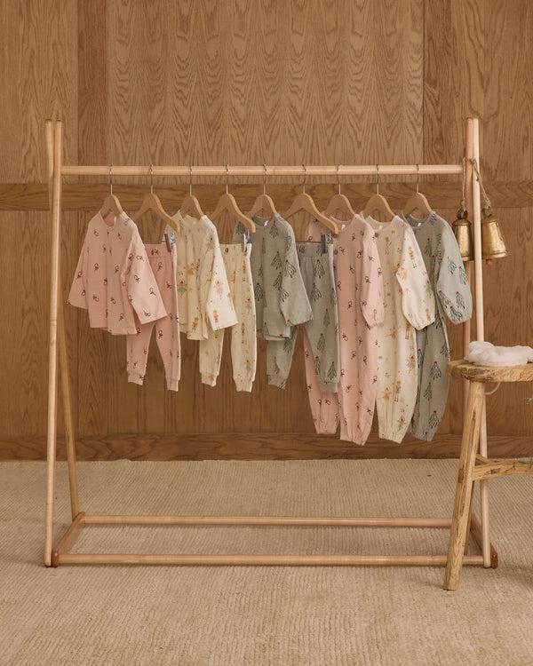 Rylee Cru Long Sleeve Tee + Pant Set Candy Canes