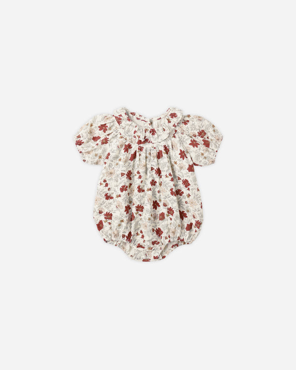 rylee cru Lula Romper Holiday Floral