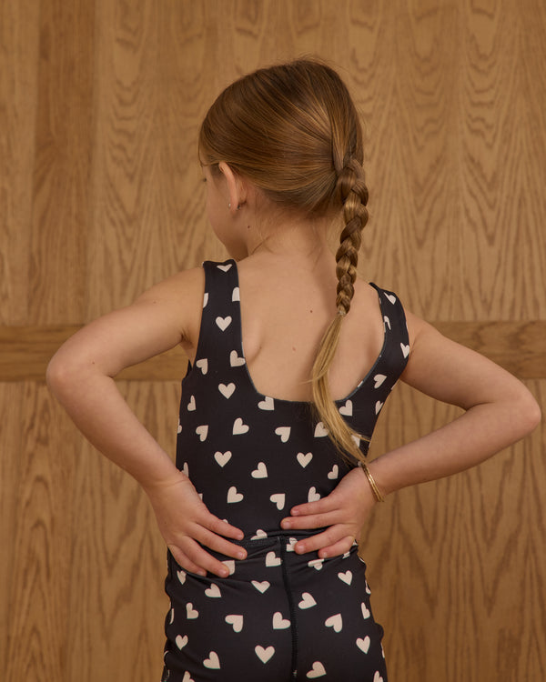 Rylee Cru Malibu Bodysuit Hearts